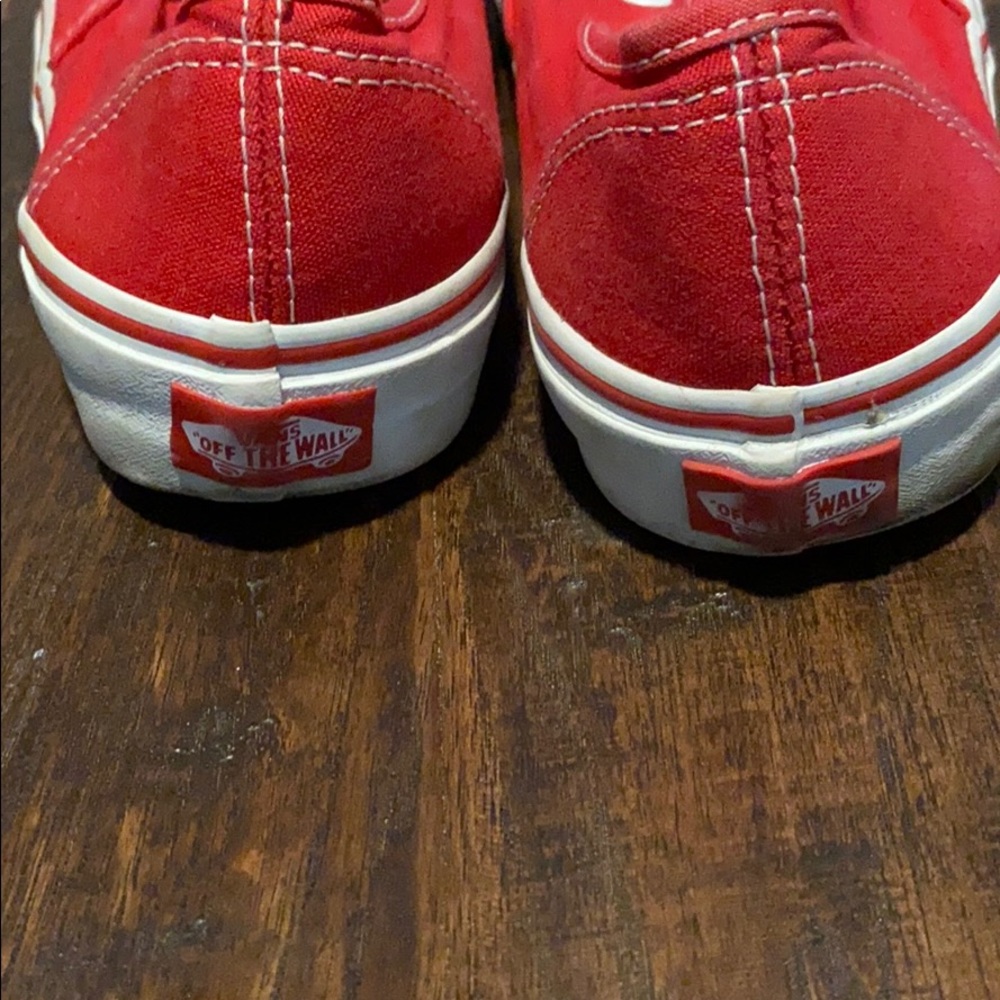 Red Vans - Picture 5 of 7